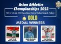 The Indian contingent showcased an exceptional performance at the 25th Asian Athletics Championship 2023, leaving a lasting impression.