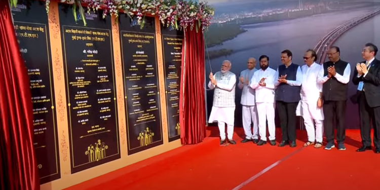 Prime Minister Modi Inaugurates Atal Bihari Vajpayee Sewari – Nhava Sheva Atal Setu