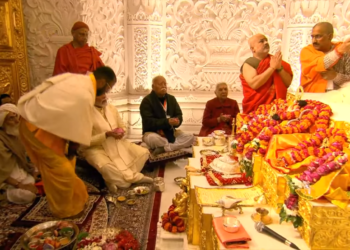 Shri Ram Lalla Pran Pratishtha LIVE | PM Modi attends Pran Pratishtha of Shri Ram in Ayodhya