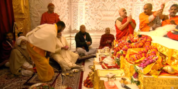 Shri Ram Lalla Pran Pratishtha LIVE | PM Modi attends Pran Pratishtha of Shri Ram in Ayodhya